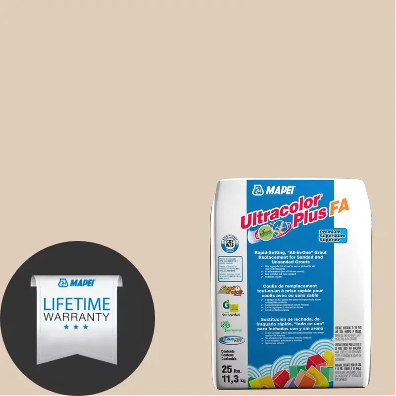 5049 Light Almond Ultracolor Plus FA Grout (25 lbs)