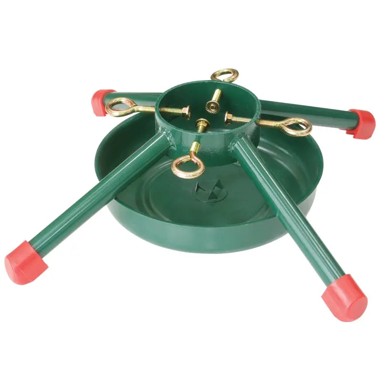 National Holidays 5244 Natural Tree Stand, Steel, Green, Powder-Coated