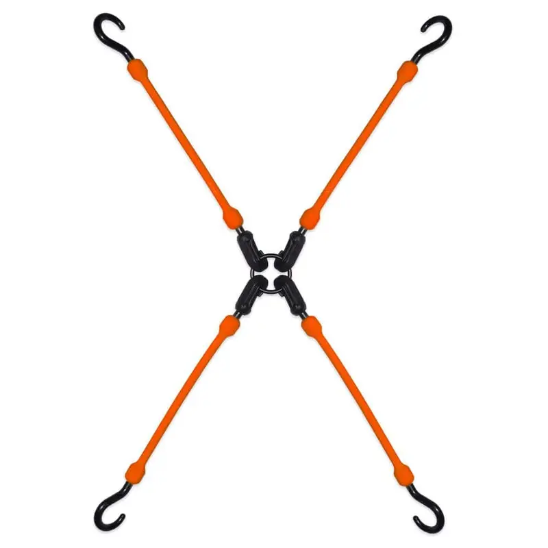 12 in, 4-Arm Flex-Web in Safety Orange