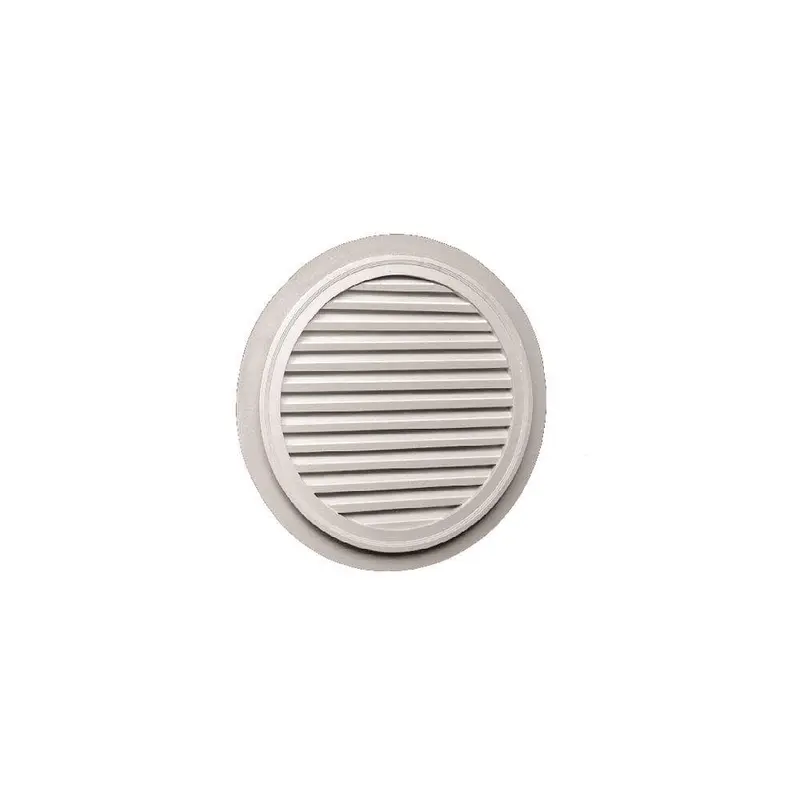 32 in. x 32 in. Round White Polyurethane Weather Resistant Gable Louver Vent4.8 / each