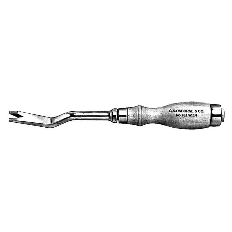 C.S. Osborne Bent Ripping Chisel - With Claw # 761W -3/4