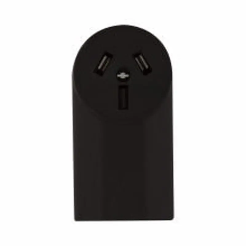 Eaton Cooper Wiring 50-Amp Surface-Mount Appliance Electrical Outlet125/250 / Black