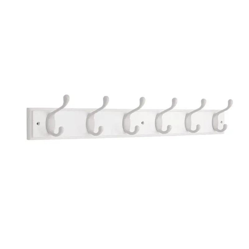 27 in. White Heavy Duty Hook Rack1.08 / each