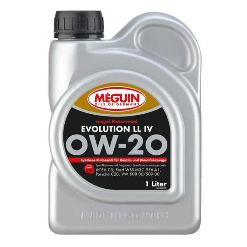 Megol Motorenoel Evolution LL IV SAE 0W-20 High-Performance Engine Oil | 1 Liter
