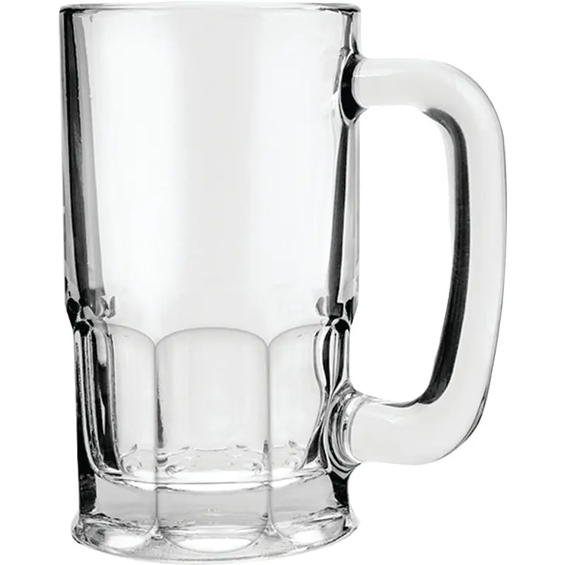Anchor Hocking 93001 Beer Wagon Mug, 20 oz Capacity, Glass, Clear