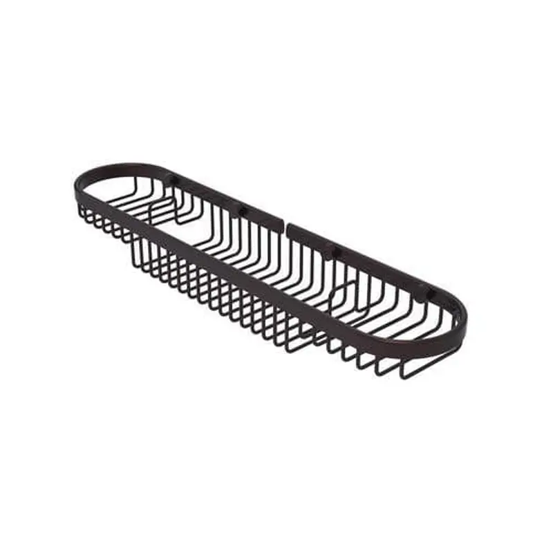 Allied Brass Oval Combination Shower Basket in Antique Bronze
