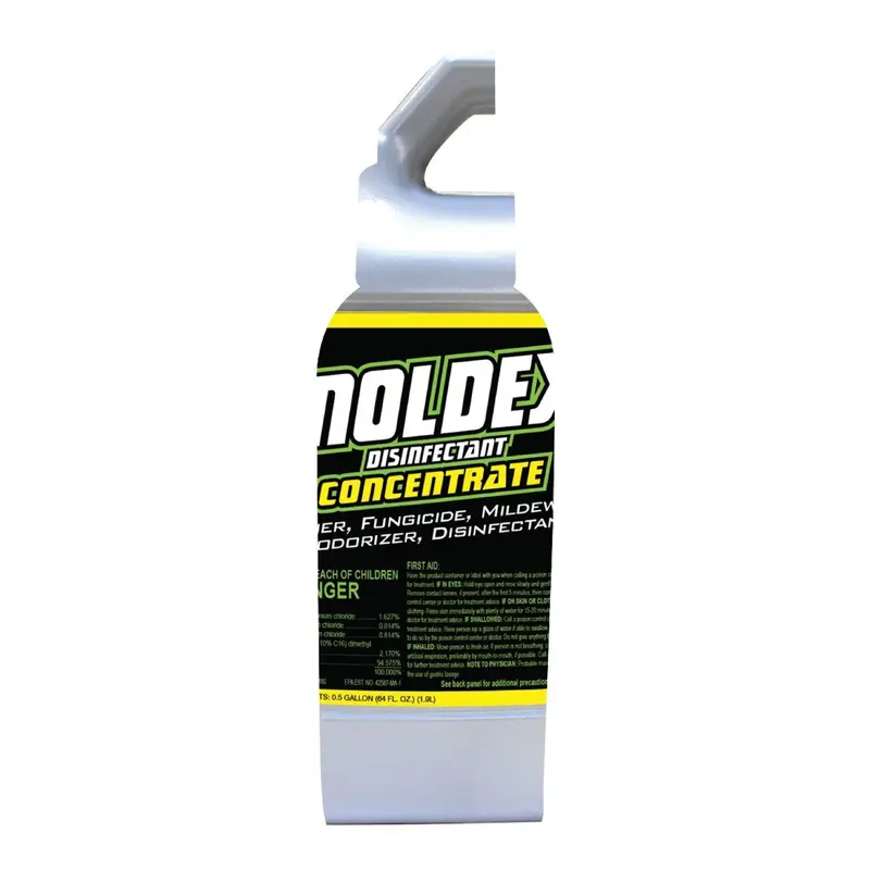 Moldex 5510 Concentrate Disinfectant, 64 oz, Liquid, Mild, Clear