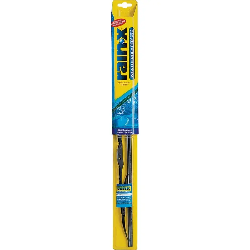 Rain-X Weatherbeater RX30217 Wiper Blade, 17 in, Spine Blade, Rubber/Stainless Steel