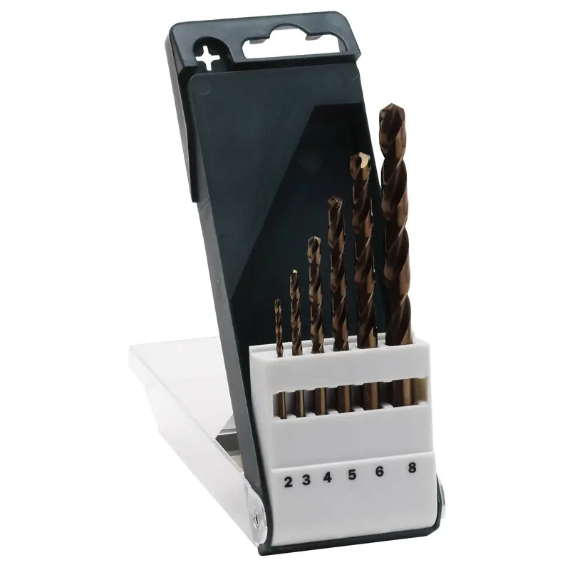 Metal Drill Bit HSS-CO Set 2-8mm 6pcs