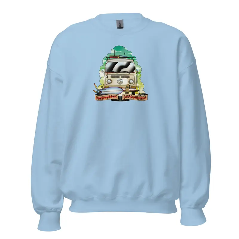 Westy Life Boardriders Bus Face SweatshirtBlack / S