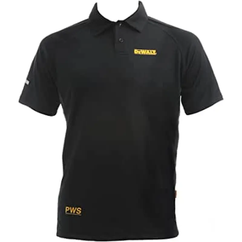 DeWalt Rutland Polo Shirt - Black/Grey | DWC125-013M