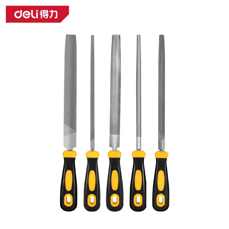 Deli Medium-Tooth File Se, 8 Inches | DL352085