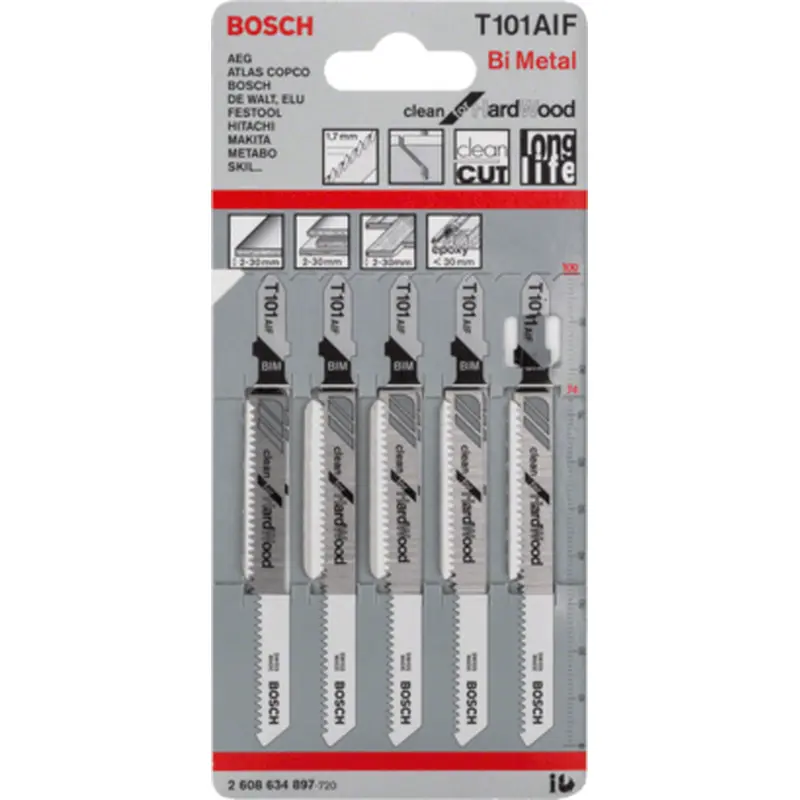 JSB Set T 101AIF BIM Clean for Hard Wood 5pcs
