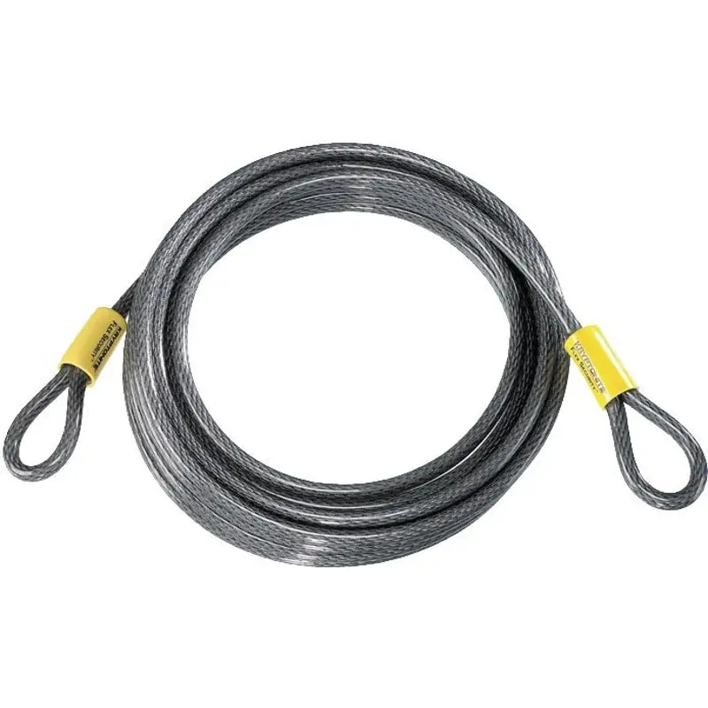 Schlage 999270 Flexible Cable Lock, 3/8 in Dia Shackle, Steel Body