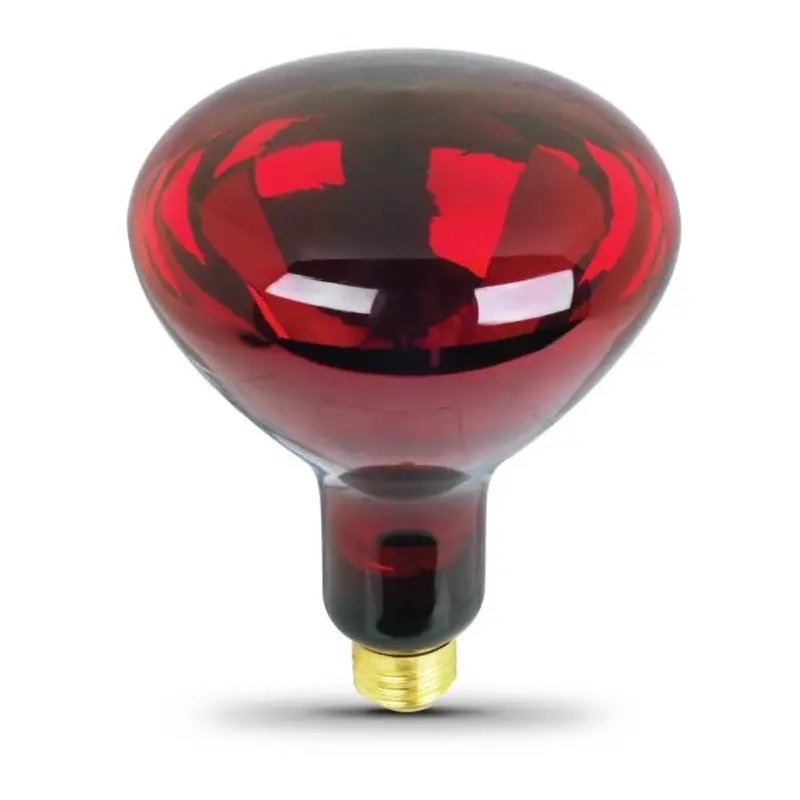 Feit Electric 250-Watt Red BR40 Dimmable Incandescent Heat Lamp250 Watt