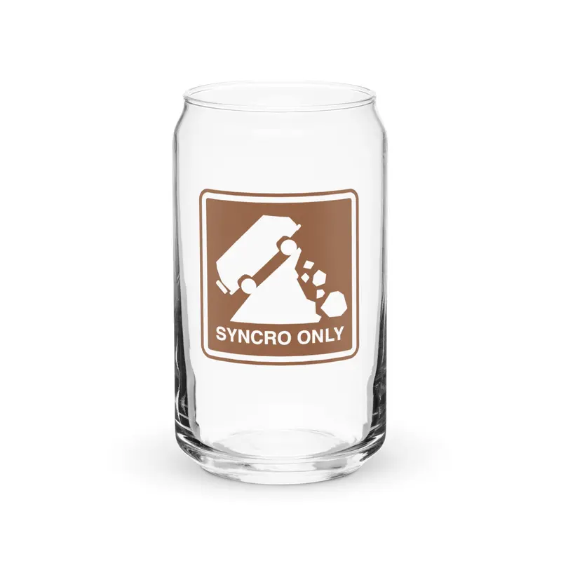 Syncro Only Pint Glass16 oz