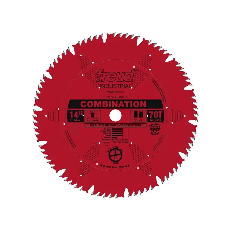 Freud | LU84R014 14" 70 Tooth ATBF Combination Saw Blade