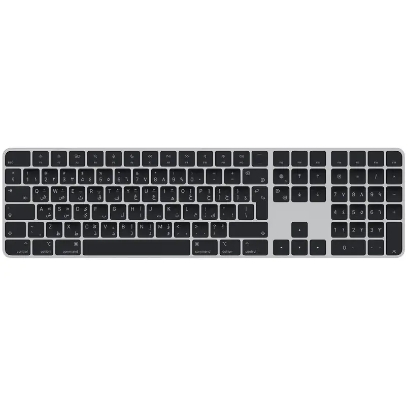 Apple Magic Keyboard with TouchID & Numeric Keypad Arabic | Black Keys