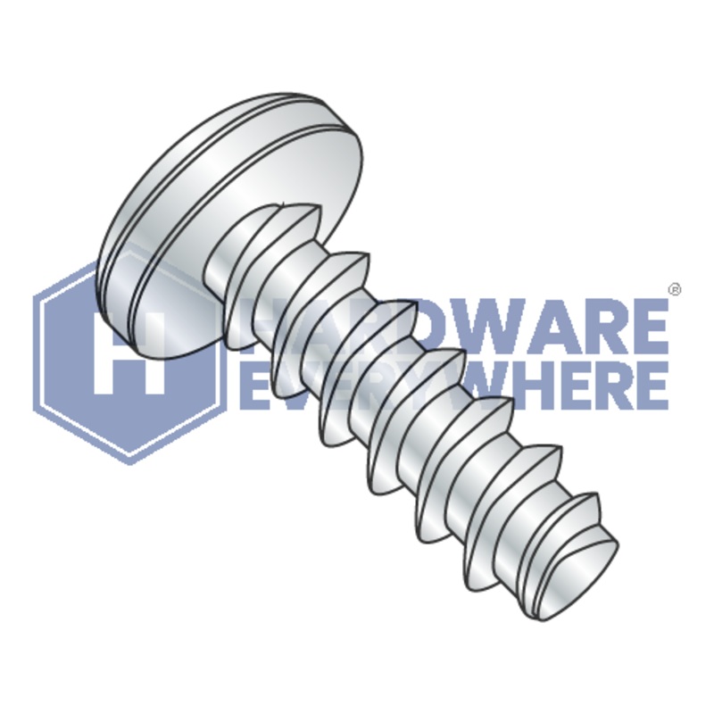 4-20 X 1/2 Thread Forming Screws / Phillips / Pan Head / Steel / Zinc / Plastite (Blunt Tip) Alternate 48-2