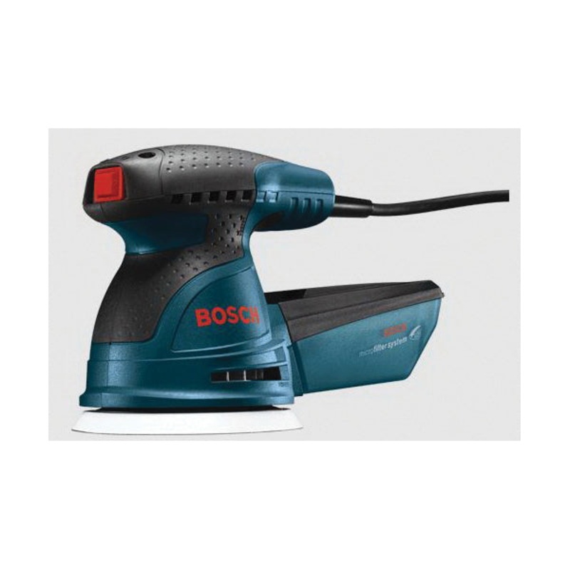 BOSCH ROS10 Random Orbit Sander/Polisher, Tool/Kit: Tool, 5 in Pad, 12000 opm Orbits per Minute, 120 V, 9 in OAL