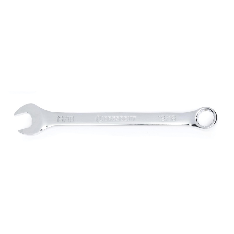 CRESCENT CCW10-05 Combination Wrench, 13/16 in Wrench Opening, 12-Point, 10.67 in OAL, Alloy Steel Wrench