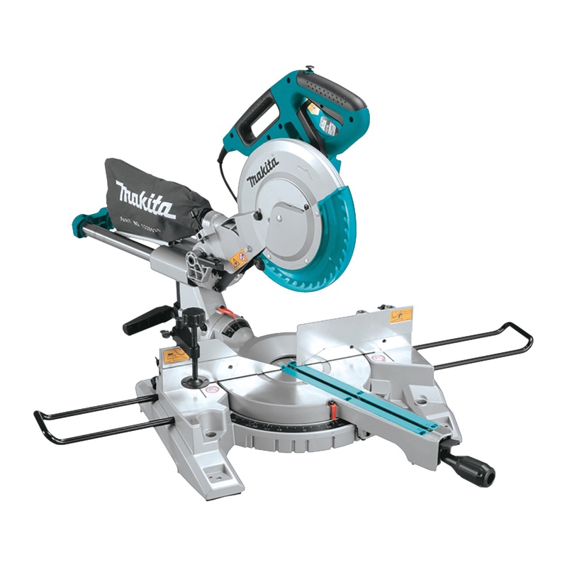 Makita LS1018 Compound Miter Saw, Tool/Kit: Tool, 10 in Dia Blade, 12 in, 8-1/2 in H Cutting, 3-5/8 in W Cutting