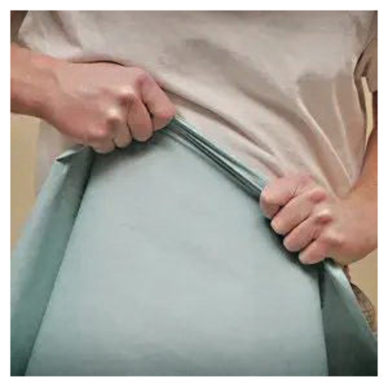 ONE TUFF 90019 Slip-Resistant Drop Cloth, 9 ft W, 12 ft L, Blue, Fabric