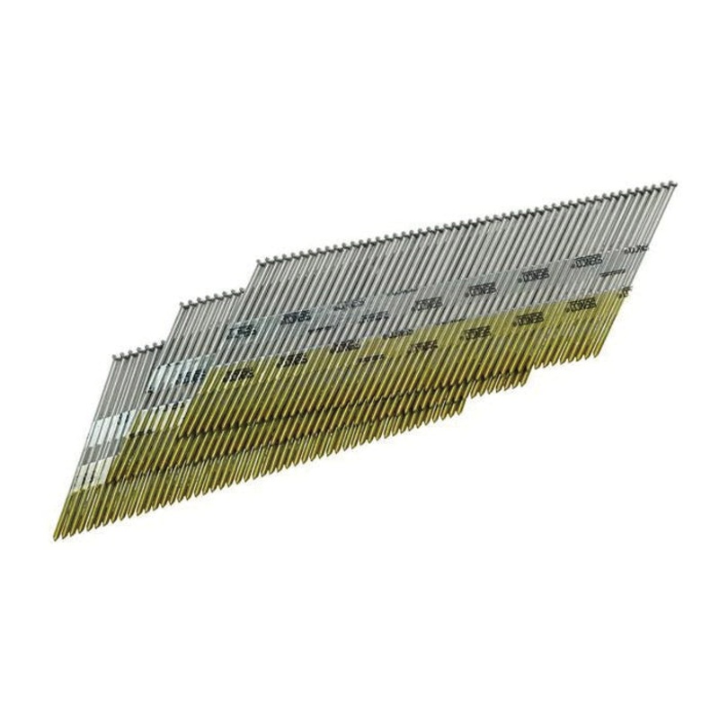 SENCO DA19EPBN Angled Strip Finish Nail, 1-3/4 in L, 5d Penny, Chisel Point, 15 ga Gauge, Bright Basic/Sencote